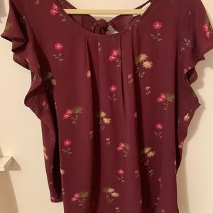 Stitch Fix Blu Pepper Flutter Sleeve Top